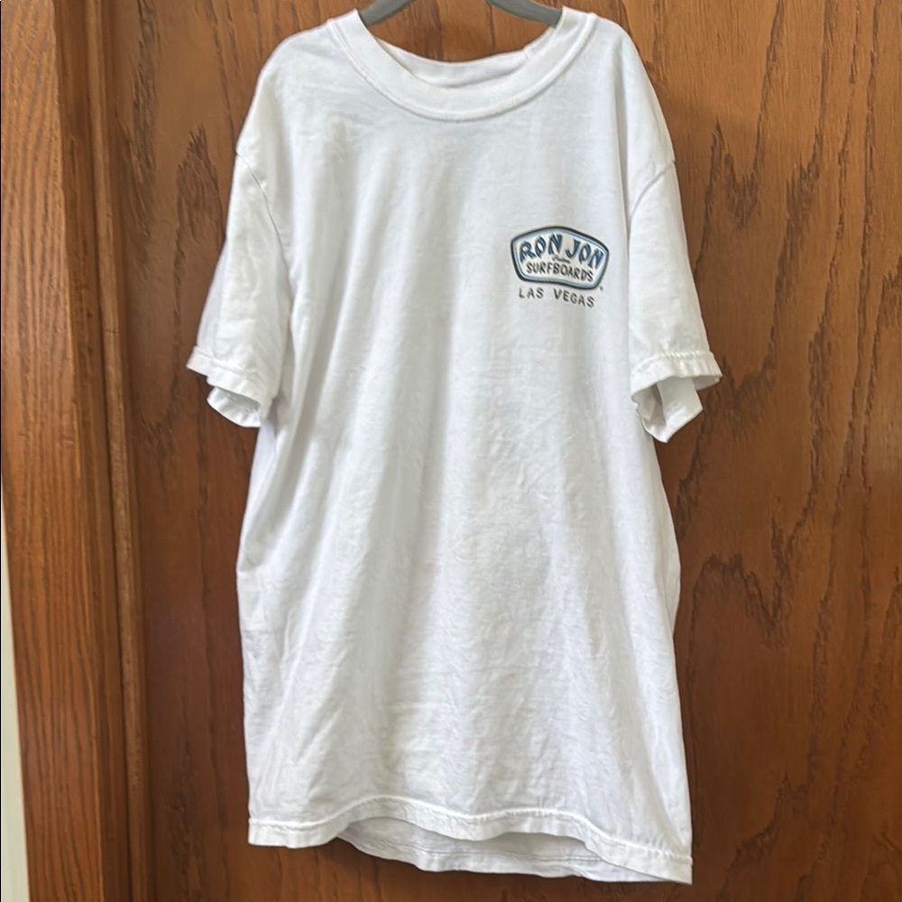 Ron Jon Las Vegas White Short Sleeve Tee